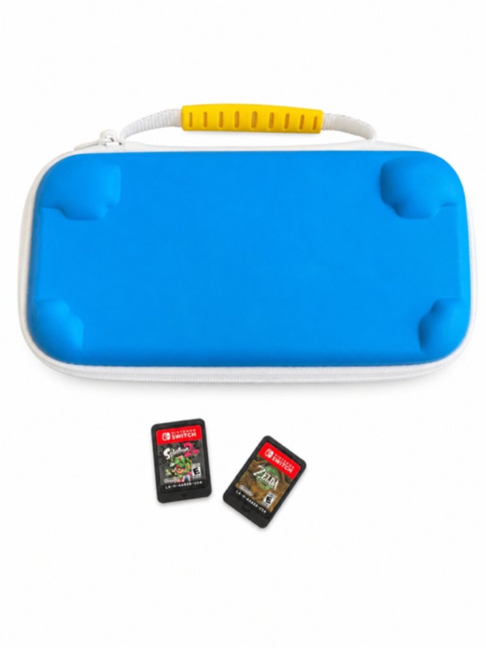 Nintendo Switch Lite Bundle w/ Zelda & Splatoon 2 + Dodo Airlines Travel Case - Picture 2 of 5